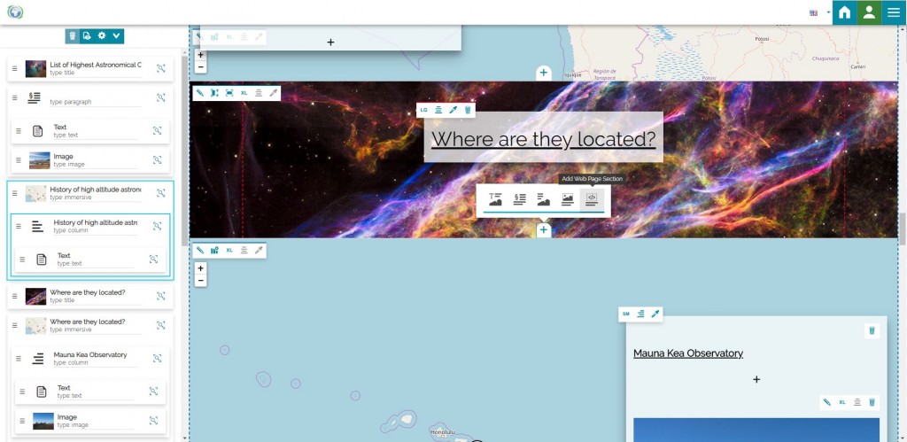GeoStory - Story Editor