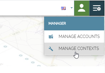 Application Context - Opening the manager from home 