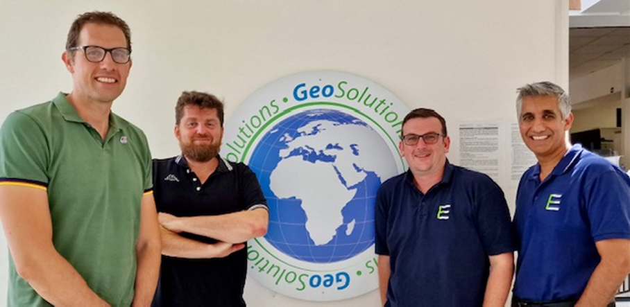 Envitia leadership visiting GeoSolutions Office