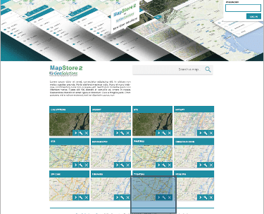 MapStore 2 HomePage