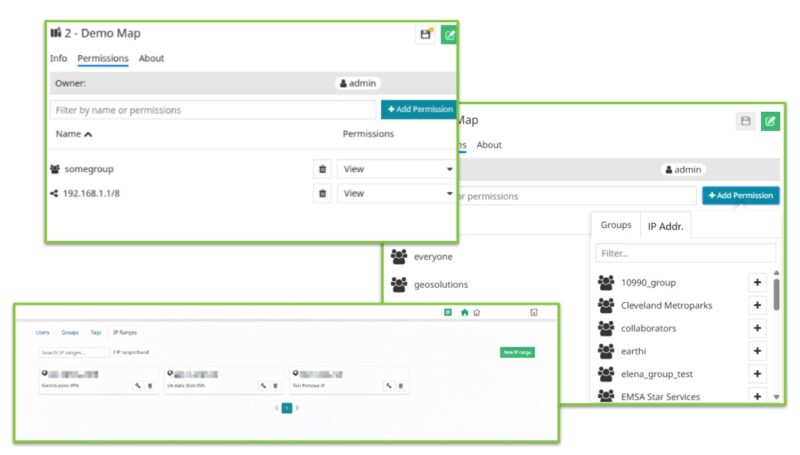 Grant access to MapStore resources by IP