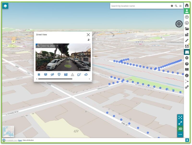 Improved the Street Smart plugin view for 3D maps visualization