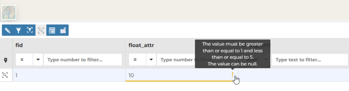 New editing restrictions in the attribute table
